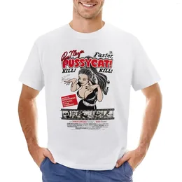 Polos masculins plus rapides Pussycat Kill - T-shirt de film Russ-Meyer bizarre Vêtements esthétiques Cave Vêtements Plul Noirs T-shirts Men