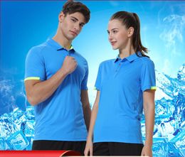 Vêtements de travail POLO à séchage rapide, combinaison de tennis de sport personnalisée, revers à carreaux sans manches, T-shirt à manches courtes, chemise publicitaire, logo imprimé