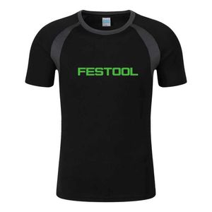 Heren Polos Festool Tool Printing Fashion Heren T-shirts Zomer T-shirts Katoenheren Raglan Raglan Korte mouwen O-Neck Street kleding T-shirt Top S52701