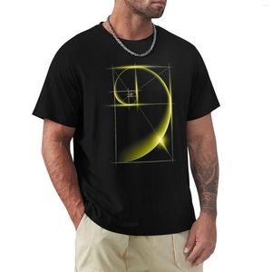 Herenpolo's Fibonacci: Golden Ratio T-shirt Koreaanse mode Vintage T-shirt Zomertop Heren grote en lange shirts