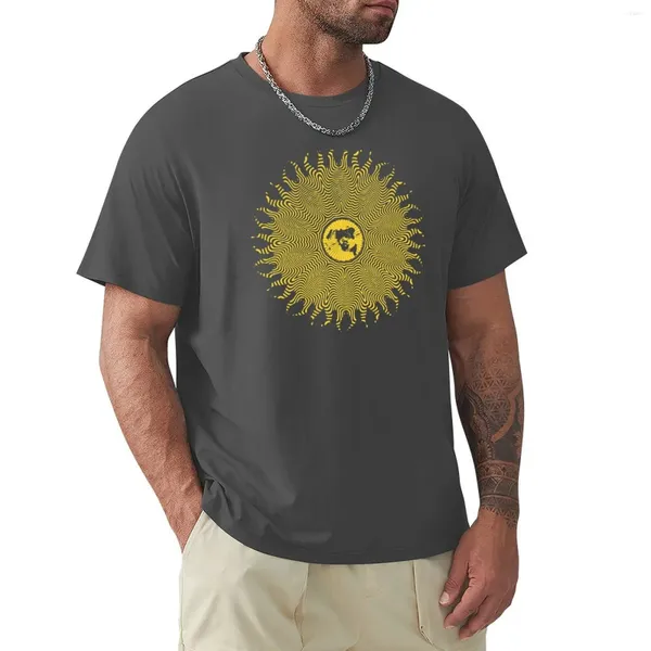 Polos para hombre Mapa favorito de la Tierra plana Camisetas con logo del sol Ropa linda Paquete de camisetas gráficas para hombre