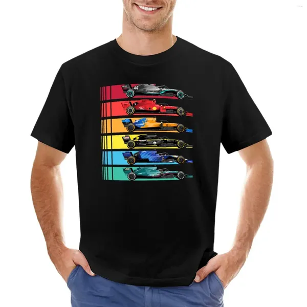 Polos para hombres Fórmula Racing Cars 2023 Camiseta clásica Blusa Niños Camisetas blancas Edición Camisa Tallas grandes Diseñador Hombres