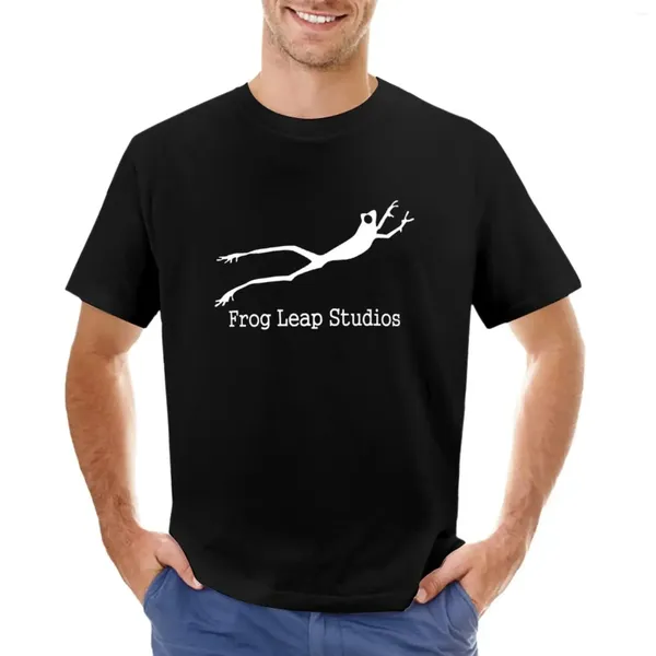 Camiseta para hombres Polos Frog Leap Studios personalizados de sudor de sudor sobrecargue