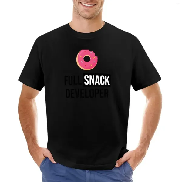 Développeur de pile complet de polos masculin - T-shirt de collation personnalisés coréens de mode