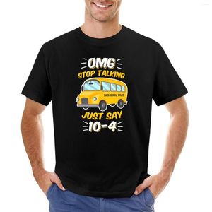 Polo da uomo Funny School Bus Driver Gift 10-4 T-Shirt Camicetta Camicie da allenamento ad asciugatura rapida per uomo