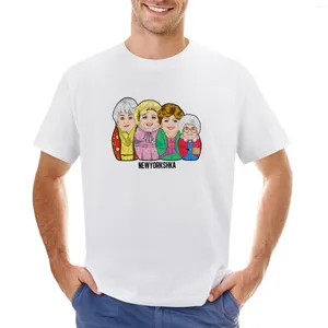 Polos pour hommes Golden Girls Dolls T-shirt surdimensionné Vintage Blanks Customs Vêtements pour hommes