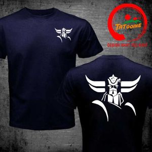 Polo's voor heren Goldorak Grendizer Mazinger Z T-shirt Gedrukt op de voor- en achterkant Japanse cartoonontwerp Zomerheren T-shirt Top Kortjes met korte mouwen T-shirt S52701