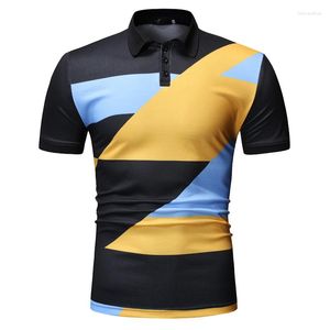 Heren Polo's Goede kwaliteit Men Brandkleding Polo-shirts Korte mouw Camisa Katoen Casual Shirt voor de zomer