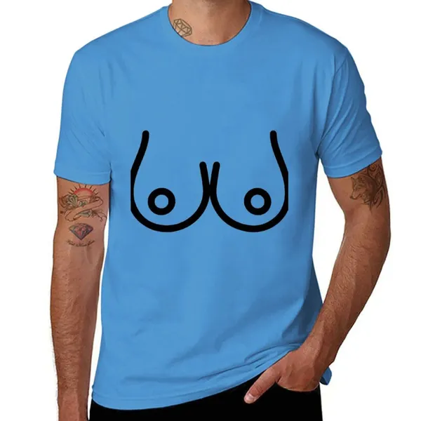 Polos masculins Great seins Free Boobs T-shirt T-shirts Man Edition T-shirt Sweat Funny Mens Big and Thall Shirts 628