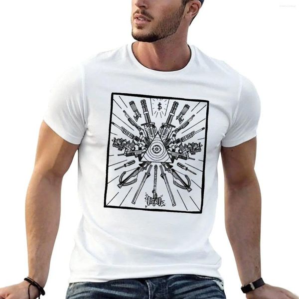 T-shirt de sport pour hommes Polos Gun Gun T-shirt T-shirts