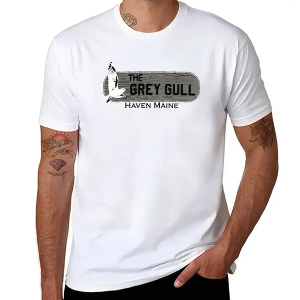 Les polos masculins Haven le t-shirt Gris Gull Bar