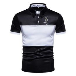 Heren Polos Hddhhh Brand Gedrukt Mens Polo Shirt T-shirt met korte mouwen in vergelijking met nieuwe Summer Street Clothing Casual Fashion Top Q240509