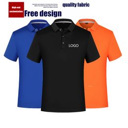 Polo's voor heren High-end personalisatie POLO-shirt Sneldrogend poloshirt voor heren Sportpolo Aangepast 1 STUKS Overhemd voor koppels Doe-het-zelf Uw naam Camisas 230720