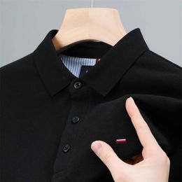 T-shirt masculin de luxe haut de gamme 100% pur coton mens t-shirt 2017 Summer Broidered Polo Polo