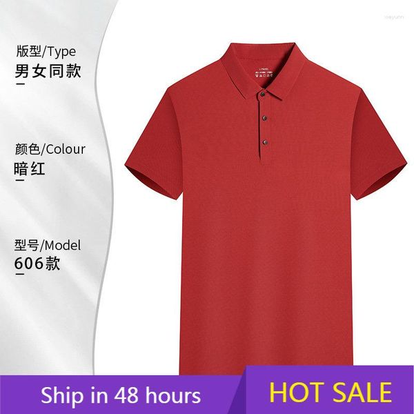 POLOS MENOS POLOS DE POLO DE POLOS HIGAS PARA MEN SUMERA Jóvenes Camisetas de manga corta Camisetas de negocios