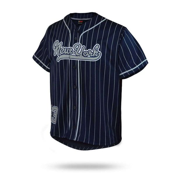 Polos masculinos Alta calidad personalización Sublimación de la moda Jersey de béisbol Camiseta al por mayor impresión unisex Vintage Baseball Play Sportswear