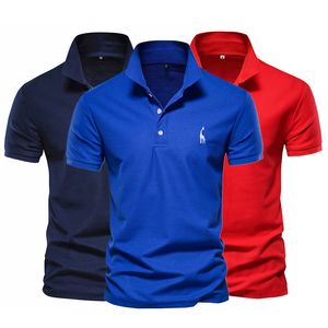 Polos pour hommes Polos multicolores de haute qualité Slim Fit Chemise pour hommes Col rabattu T-shirts d'été Mode Casual Tops Tees Plus Size 230706