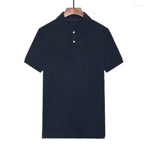 Polos pour hommes de haute qualité coton d'été Bro étiquette brodée Business Casual POIO Shirt
