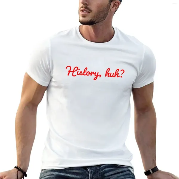 Histoire des polos masculins Huh?T-shirt Sports Fan T-shirts graphiques T-shirt Imprimé animal de séchage rapide pour les chemises pour hommes