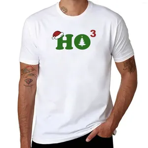 Herenpolo's Ho Cubed Merry Christmas T-shirt T-shirt Man Plus Size Shirts voor heren Katoen