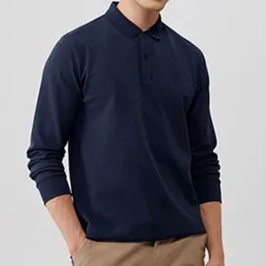 Polos Homme Haute Qualité Top T-Shirts En Polos Longs Coton Alligator Para Hombre Chemise De Luxe Pour Hommes Vêtements