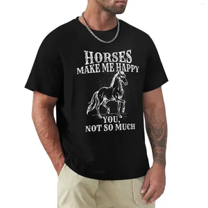 Les chevaux de polos masculins me font des t-shirts heureux