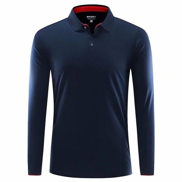 Polos pour hommes HQ Sports Chemises de golf Hommes Polo Chemise Femme T-shirt à manches longues Mâle Respirant Séchage rapide 230203