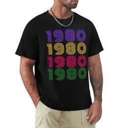 Polos masculins I Love les T-shirts Disco 80S des années 1980