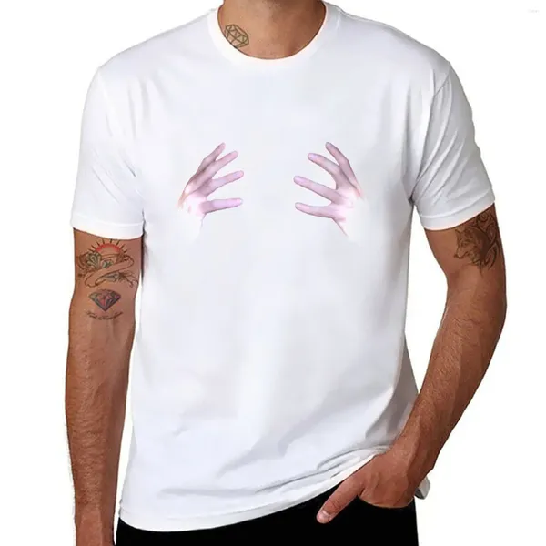 Polos pour hommes Jaeymeigh's Sad Ghost Hands T-shirts Tops Séchage rapide Plus Tailles surdimensionnées Hommes Tall T-shirts