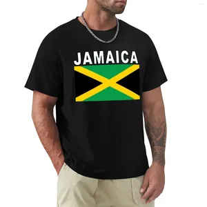 Heren Polos Jamaica National Soccer Game Shirt T-Shirt Boys Whites Cute Tops Mens Big and Tall T Shirts