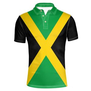 Herenpolo's Jamaica jeugd diy gratis op maat gemaakt naam nummer jam Poloshirt natie vlag Jamaicaans land college print po 0 kleding 230720