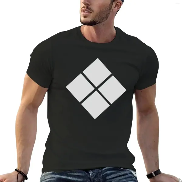 Polos para hombre Jin Symbol Samurai Champloo Camiseta Blusa lisa Tops Camisetas pesadas para hombres