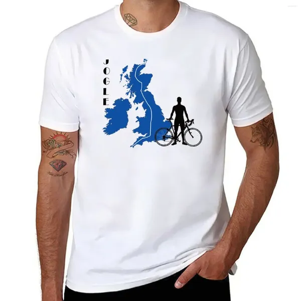 Polos para hombre JOGLE John O'Groats To Lands End (azul/negro) Camiseta Ropa Kawaii de secado rápido Paquete de camisetas para hombre