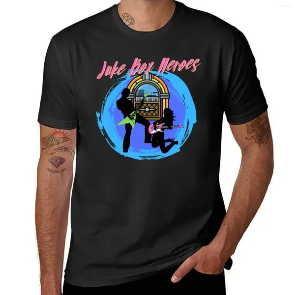 Polos pour hommes Juke Box Heroes T-shirt Summer Top Animal Prinfor Boys Mens T-shirts