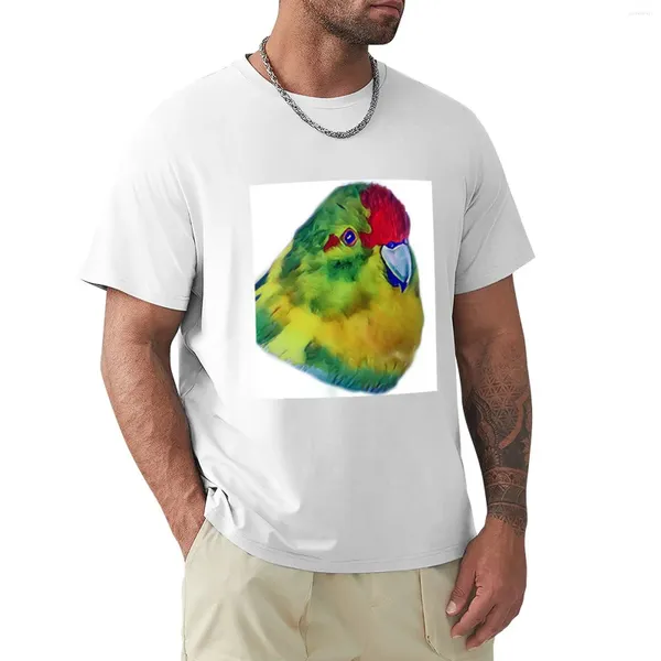 Polos pour hommes Kakariki Bird T-shirt coloré Sweat-shirt à séchage rapide T-shirts pour fans de sport Vêtements pour hommes