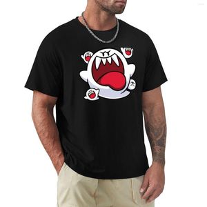 Herenpolo's King Boo Face T-shirt T-shirt Man Oversized Plus Size Shirts Mens Graphic T-shirts Pack