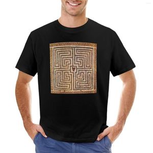 Herenpolo's Labyrinth Mosaic T-shirt Korte trainingsshirts voor heren