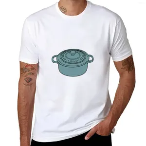 Polo's voor heren Le Cruset Dutch Oven T-shirt sweatshirt korte aangepaste T-shirts zwart voor heren