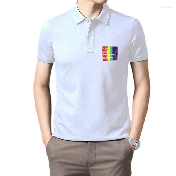 Men's Polos LGBT Gay Pride Ally Igualdad Lesbiana Bisexual Transgénero Queer Retro Camiseta LGBTQ Selimings Cita Tops de calles gráficos de camada gráfica