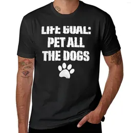 Polos de la vida de polos para hombres mascota All He Dogs Funny Dog Lover Doggy Propietario Camisetas Camisetas Gráficos Camas de manga corta Bloque