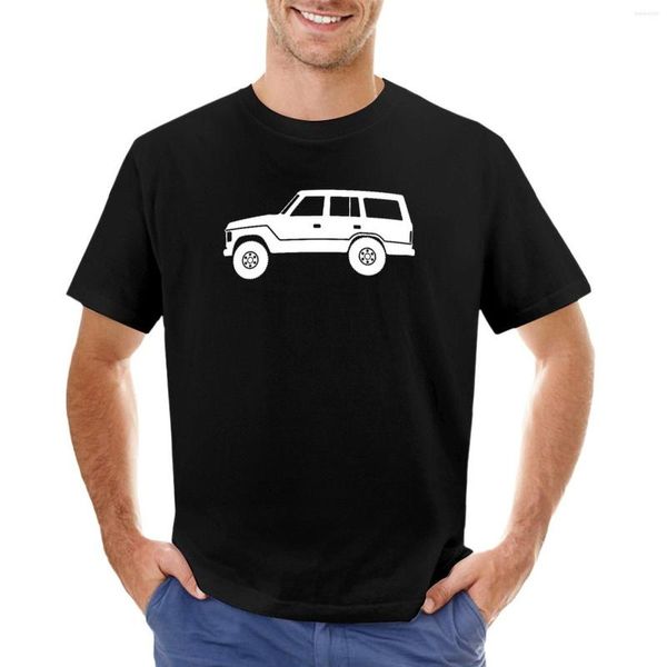 Polos para hombre levantados 4x4-J60 FJ60 camiseta hombre Anime para hombre camisas altas