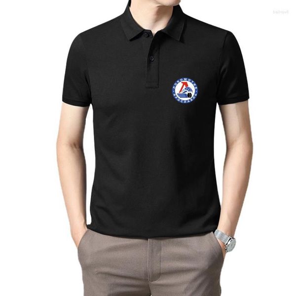 Polos pour hommes Lokomotiv Yaroslavl Hockey sur glace Russe Moscou Atletic Graphic T-shirts Unisexe Noir Blanc T-Shirt Streetwear Homme Vêtements