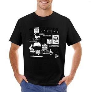 Polos pour hommes Citations perdues T-shirt T-shirt vintage Hauts d'été Coton