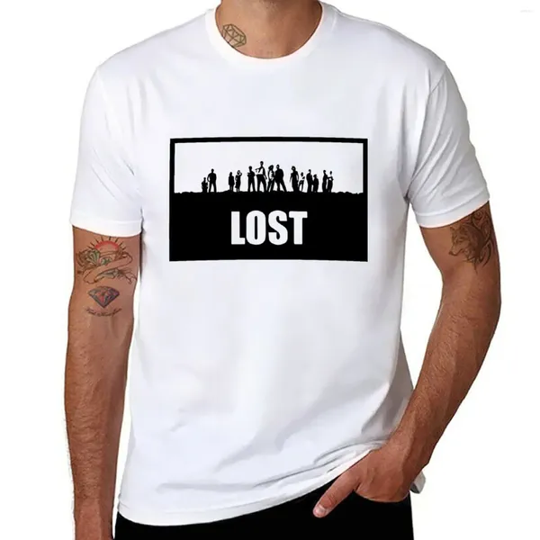 Menores Polos Lost TV Show Camiseta Fans de deportes Gráficos de secado rápido camisetas de gran tamaño para hombres