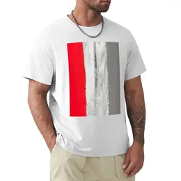 Polos pour hommes Amour et ombre T-shirt abstrait Sweat Kawaii Vêtements T-shirts noirs pour hommes Été Plus Taille Tops Hommes Coton T-shirts