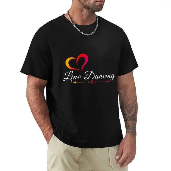 Polos pour hommes Love Line Dance T-shirt Anime Vêtements Plus Tailles Séchage rapide Funnys Chemises d'entraînement pour hommes