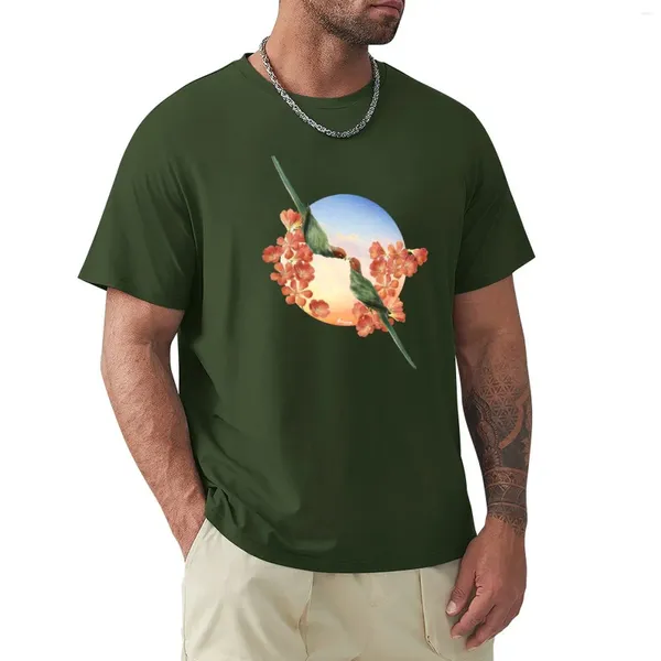 Polos para hombre Lover Birds Camiseta para niños Camisetas con estampado gráfico