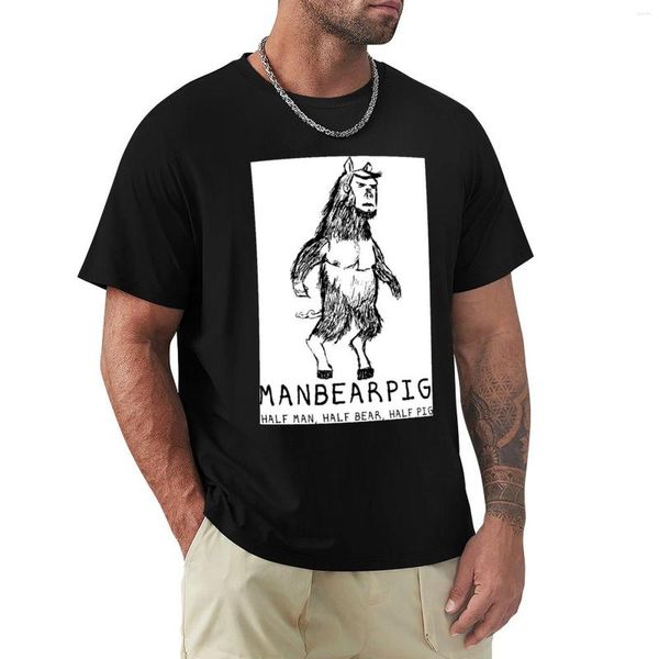 Polos para hombre ManBearPig Poster camiseta hombre de secado rápido camisetas para hombre grandes y altos