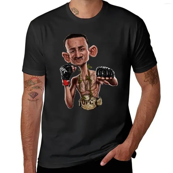 Polos para hombre Max Holloway camiseta camiseta Anime ropa Hippie diseñador T hombres