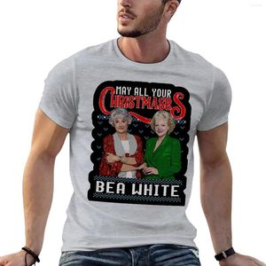 Polos masculins Mays tous vos Noël Ba White Golden Girls T-shirt à manches courtes T-shirt à séchage rapide T-shirts hommes